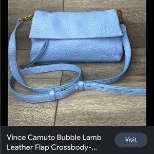 Vince Camuto new leather crossbody purse
